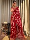 KT 119 Banarasi Soft Silk Jacquard Saree